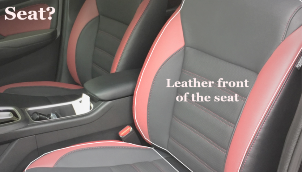 What is a Half Leather Seat